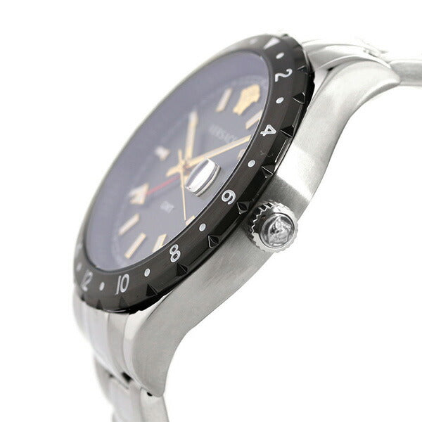 范思哲（Versace）观看男士手表品牌Helenium GMT 42mm VE1100219 Verserce Black