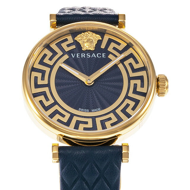 Versace New Lady Quartz Watch Brand Ladies VERSACE VE1CA0223 Analog Blue Switzerland