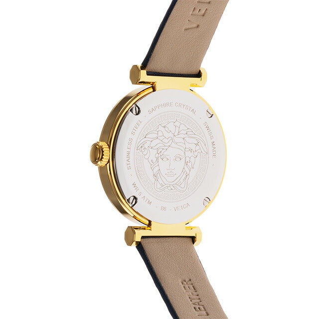 Versace New Lady Quartz Watch Brand Ladies VERSACE VE1CA0223 Analog Blue Switzerland