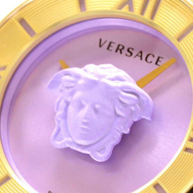 ヴェルサーチ ラ メデューサ クオーツ 腕時計 ブランド レディース VERSACE VE2R00522 アナログ パープル スイス製