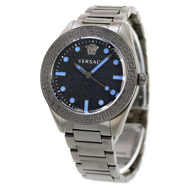 Versace Greeca Dome Quartz Watch Brand Men&