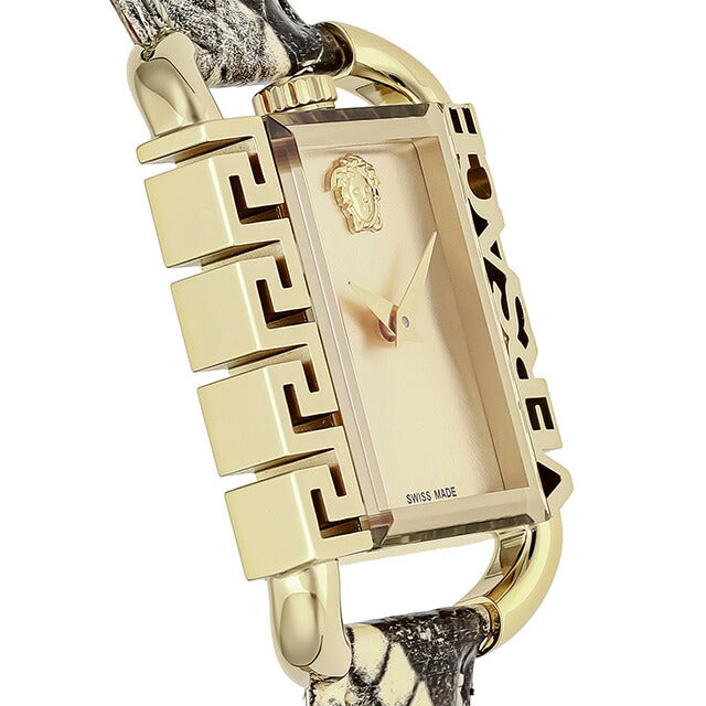 Vers和Versa Chee Flare Quartz Watch Brand Ladies Versace VE3B00122由Analog Black Switzerland制造