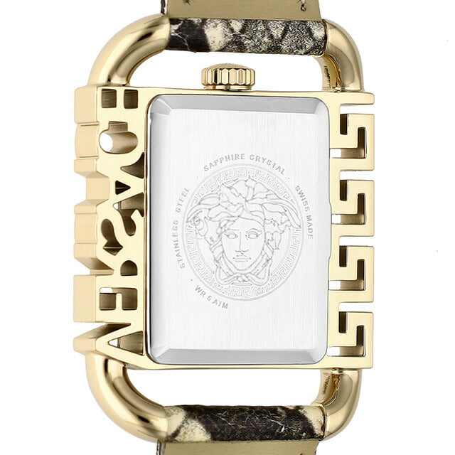 Vers和Versa Chee Flare Quartz Watch Brand Ladies Versace VE3B00122由Analog Black Switzerland制造