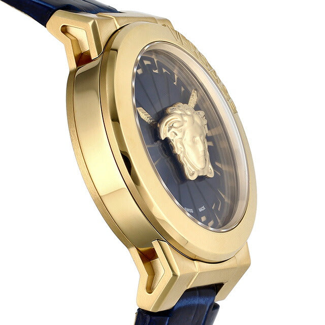 ヴェルサーチ MEDUSA INFINITE クォーツ 電池式 腕時計 ブランド レディース VERSACE VE3F00122 アナログ ブルー スイス製 VE3F00122