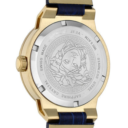 ヴェルサーチ MEDUSA INFINITE クォーツ 電池式 腕時計 ブランド レディース VERSACE VE3F00122 アナログ ブルー スイス製 VE3F00122