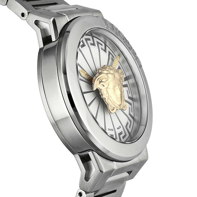 Versace Medusa Infinity Quartz Watch Brand Ladies Versace VE3F00322模拟白色白色