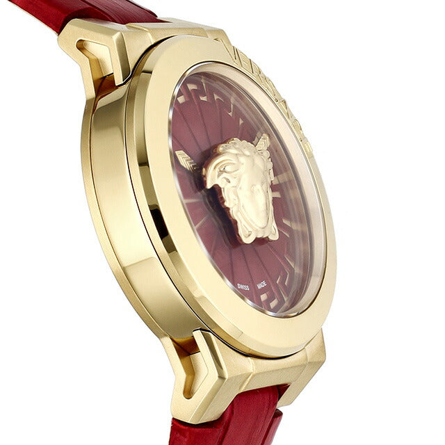 Versace Medusa Infinity Quartz Watch Brand Ladies VERSACE VE3F00722 Made by analog red red Switzerland