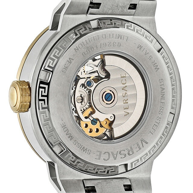 Versace Medusa Infinite Skeleton Automatic Watch品牌女士开放心脏Versace VE3G00122