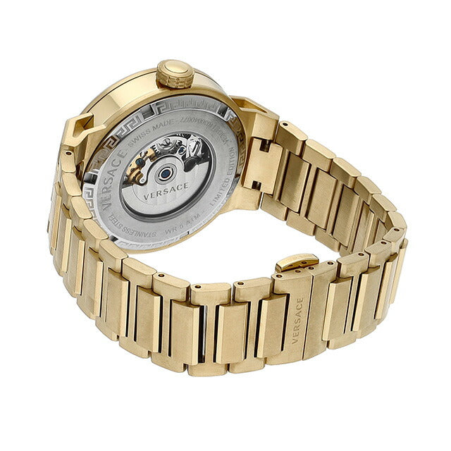 Versace Medusa Infinite Skeleton Automatic Watch Brand Ladies Open Heart VERSACE VE3G00222