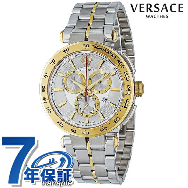 ヴェルサーチ アイオン クロノ ジェント クオーツ 腕時計 ブランド メンズ クロノグラフ VERSACE VE6CA0423 アナログ