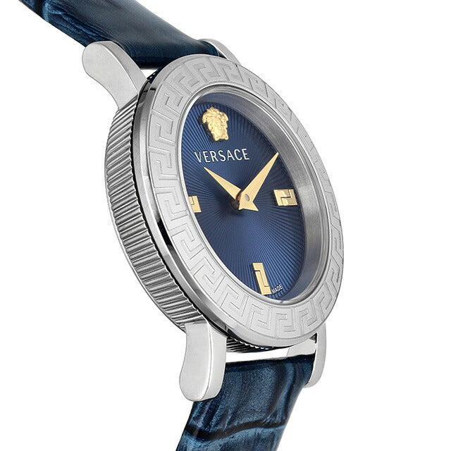 Versace STUD ICON Quartz Watch Brand Ladies VERSACE VE6M00122 Made by analog blue Switzerland