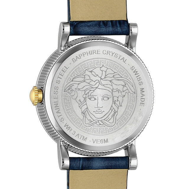 Versace STUD ICON Quartz Watch Brand Ladies VERSACE VE6M00122 Made by analog blue Switzerland