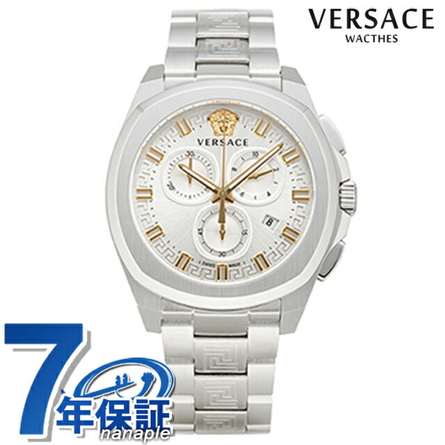 ヴェルサーチ Geo Chrono クオーツ 腕時計 ブランド メンズ クロノグラフ VERSACE VE7CA0623 アナログ シルバー スイス製