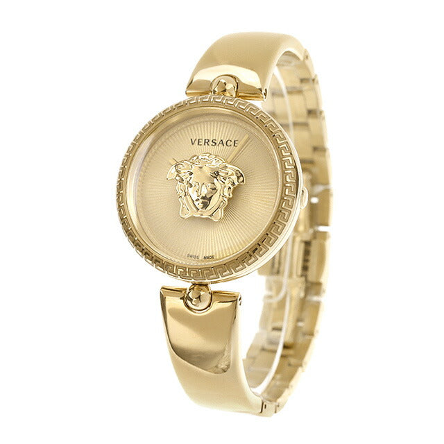 Versace Parazo Empire Quartz Watch Brand Ladies VECQ00618 Analog Gold Switzerland