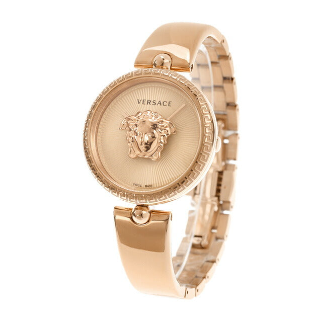 Versace Parazo Empire Quartz Watch Brand Ladies Vecq00718模拟粉红色瑞士