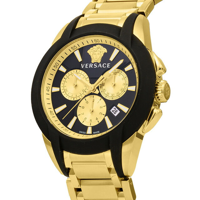 ヴェルサーチ CHARACTER CHRONO クォーツ 電池式 腕時計 ブランド メンズ クロノグラフ VERSACE VEM800524 アナログ スイス製 VEM800524