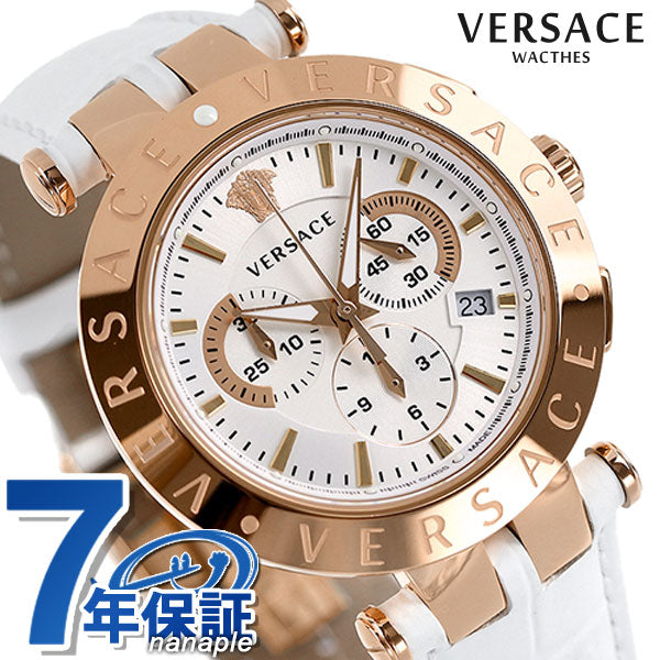 Versace Clock Men Verq00220观看品牌计时史瑞士白色