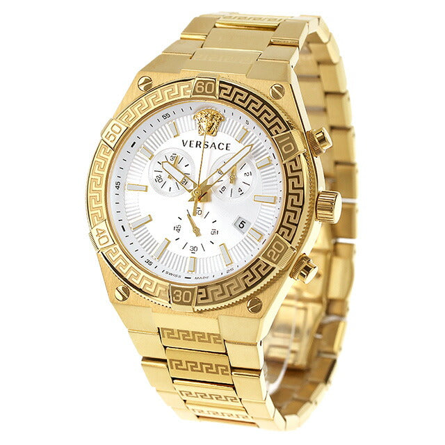 Versace Sporty Greka Quartz Watch Brand Men&