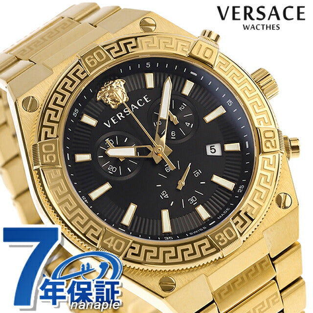 Versace Sporty Greka Quartz Watch Brand Men&