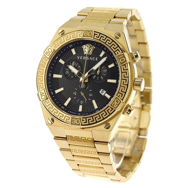 Versace Sporty Greka Quartz Watch Brand Men&