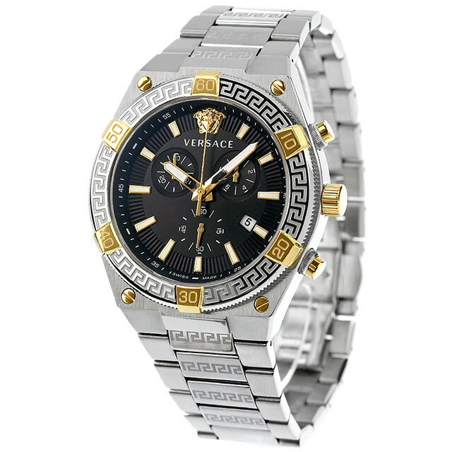 Versace Sporty Greka Quartz Watch Brand Men&