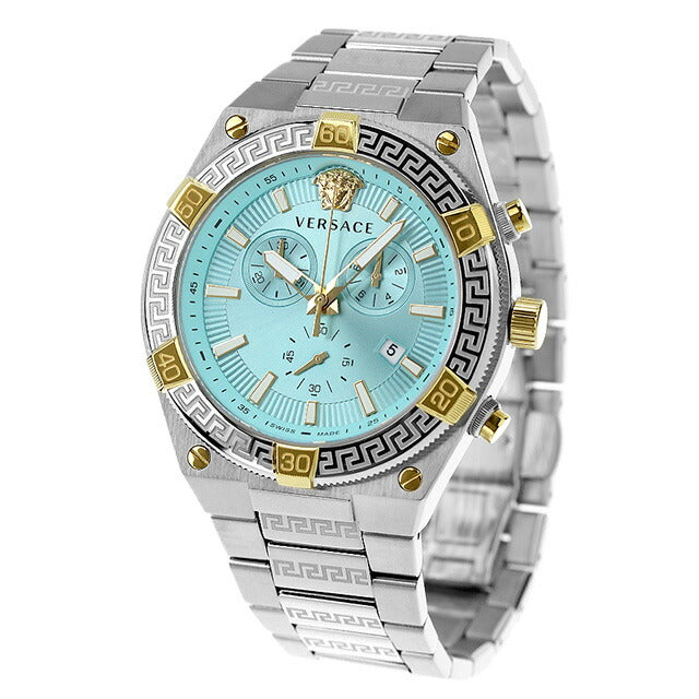 Versace Sporty Greka Quartz Watch Brand Men&