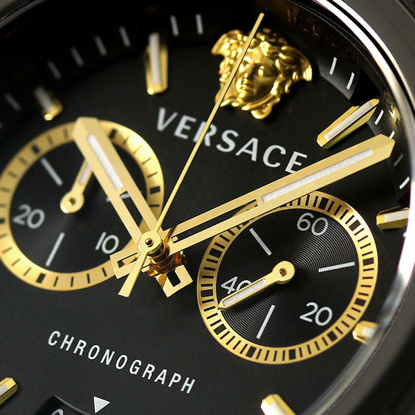 Versace Clock Icon主动44mm计时石英男性手表VEZ700421 VERSACE VERSACE