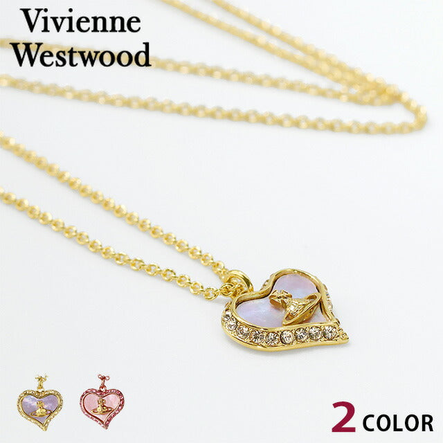 Vivian West Wood Necklace Ladies Brand PETRA Brass Shell Accessories Vivien Selectable Model VI-63020103