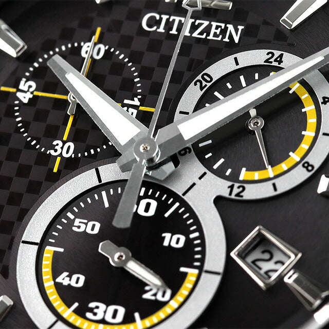 Citizen Collection Eco-Drive Eco Drive观看品牌计时码表太阳能公民VO10-6742F模拟黑色黑色