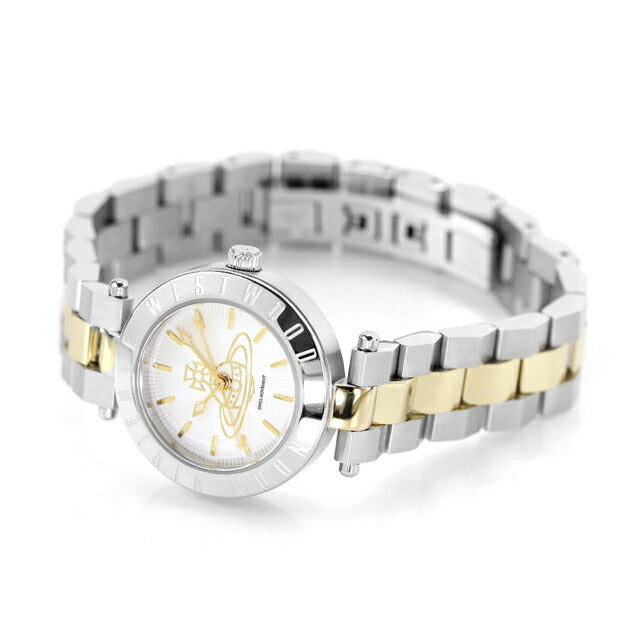 ヴィヴィアン ウエストウッド WESTBOURNE クォーツ 電池式 腕時計 ブランド レディース Vivienne Westwood VV092SLSG アナログ シルバー ピンクゴールド VV092SLSG