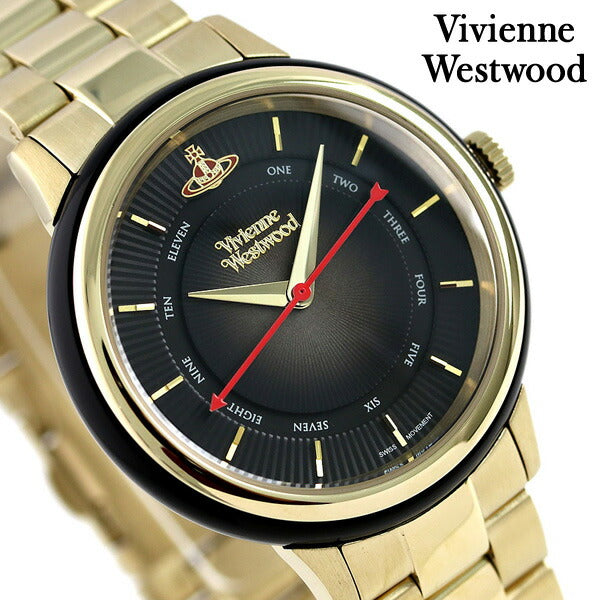 ヴィヴィアン 時計 レディース ポルトベッロ 36mm VV158BKGD ブラック 腕時計 ブランド VV158BKGD
