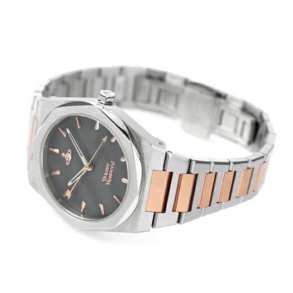 Vivian Quartz Watch Brand Ladies VV244Gysr Analog Gracillel粉红色黄金