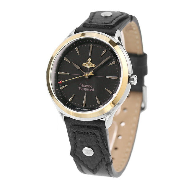 Vivian Quartz Watch Brand Ladies VV255SGBK Analog Black Black