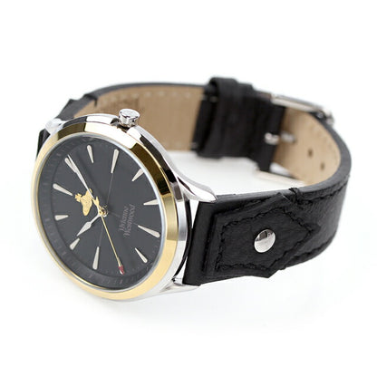 Vivian Quartz Watch Brand Ladies VV255SGBK Analog Black Black