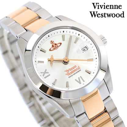 ヴィヴィアン ウエストウッド クォーツ 電池式 腕時計 ブランド レディース Vivienne Westwood VV292SLSR アナログ シルバー ピンクゴールド VV292SLSR