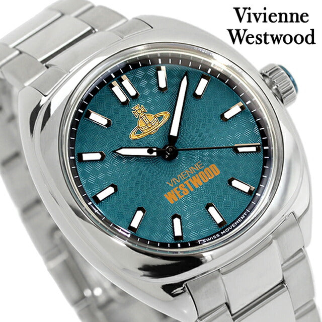 ヴィヴィアン ウエストウッド クォーツ 電池式 腕時計 ブランド メンズ Vivienne Westwood VV300TESL アナログ ブルー VV300TESL