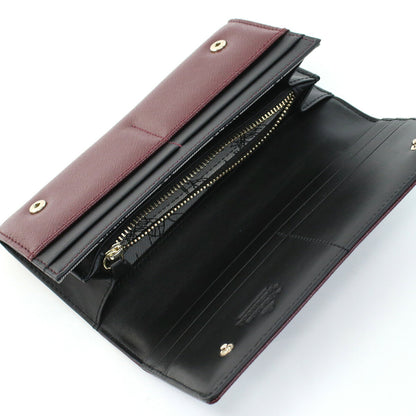 ヴィヴィアン・ウエストウッド 長財布ニ折小銭入付き ユニセックス レザー 51040027 BURGUNDY ボルドー 財布 VWW51040027081