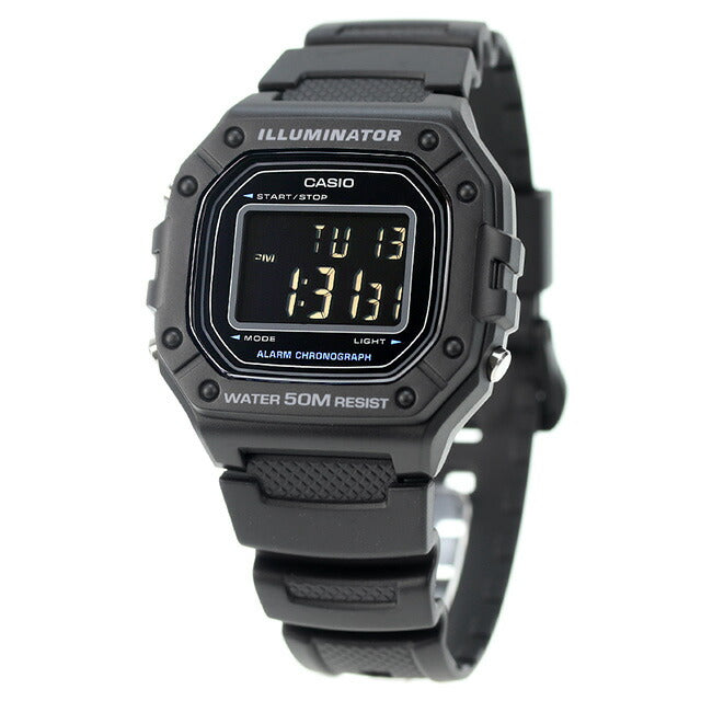 Casio CASIO W-218H-1BV Standard Model Unisex Men&