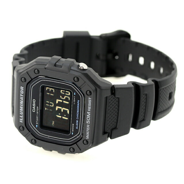 Casio CASIO W-218H-1BV Standard Model Unisex Men&