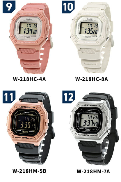カシオ チープカシオ デジタル 海外モデル メンズ レディース 腕時計 ブランド W-218H チプカシ 選べるモデル W-218H