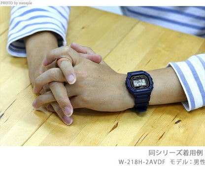 カシオ CASIO W-218HM-7AV スタンダード チプカシ 海外モデル メンズ 腕時計 ブランド カシオ casio アナログ ブラック 黒 W-218HM-7AVDF