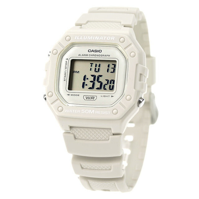 カシオ CASIO W-218HC-8AV ポップ 海外モデル ユニセックス メンズ レディース 腕時計 ブランド カシオ casio デジタル アイボリー W-218HC-8AVDF