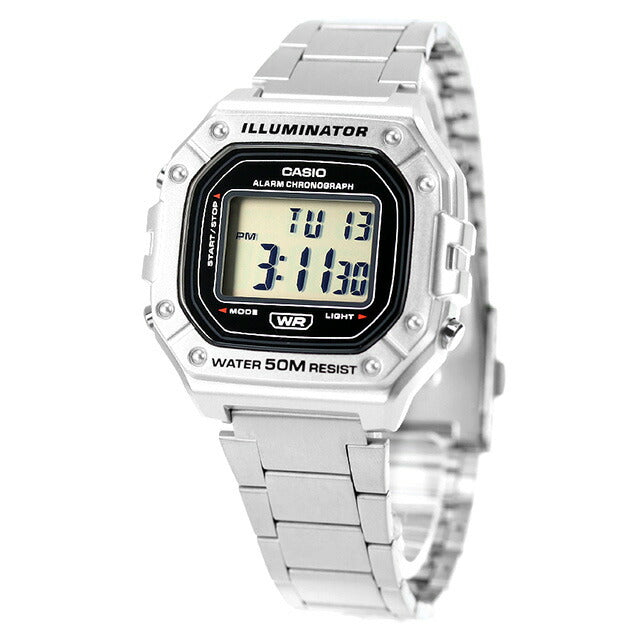 Casio Overseas Model Chipkashi Overseas Model Unisex Watch Brand Casio Digital Silver Men&