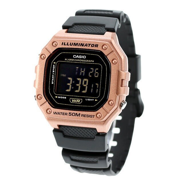 カシオ CASIO W-218HM-5BV スタンダード チプカシ 海外モデル メンズ 腕時計 ブランド カシオ casio アナログ ブラック 黒 W-218HM-5BVDF
