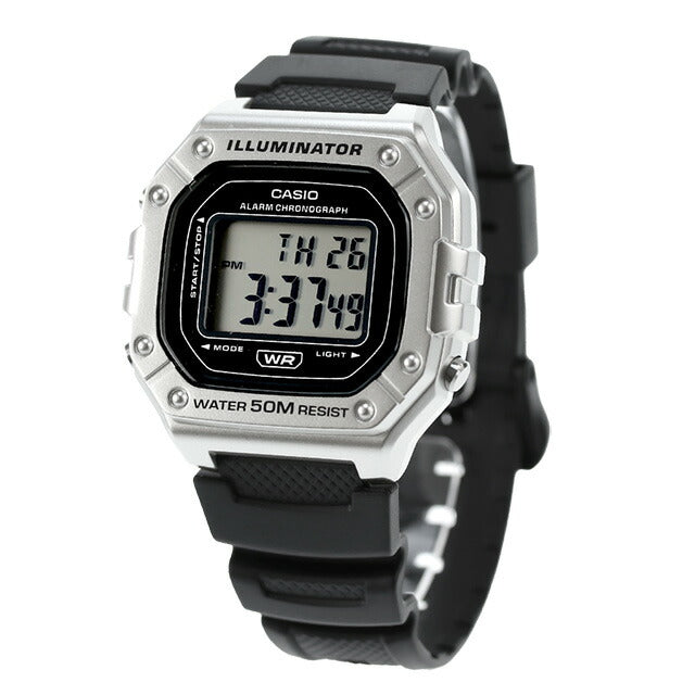 カシオ CASIO W-218HM-7AV スタンダード チプカシ 海外モデル メンズ 腕時計 ブランド カシオ casio アナログ ブラック 黒 W-218HM-7AVDF