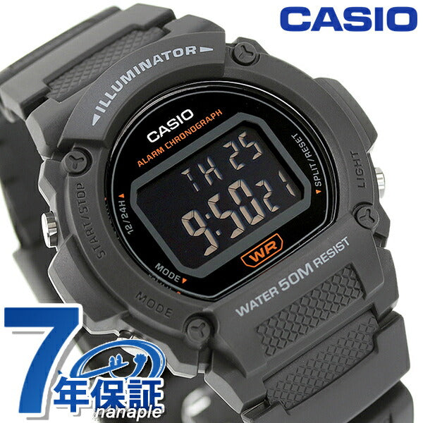 カシオ CASIO チプカシ チープカシオ 腕時計 海外モデル メンズ レディース 時計 W-219H-8BVDF ブラック グレー