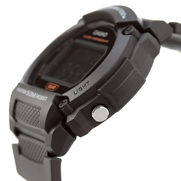 Casio Casio Casio Chipukashi Cheep Casio观看海外模特男士女士时钟W-219H-8BVDF黑色灰色