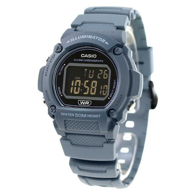 Casio W-219HC-2BV Overseas Model Unisex Men&