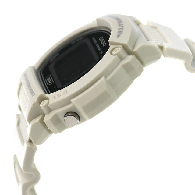 Casio W-219HC-8BV海外模型男女通用男女女士观看品牌Casio Digital Black Black Light Gray黑色W-219HC-8BVDF