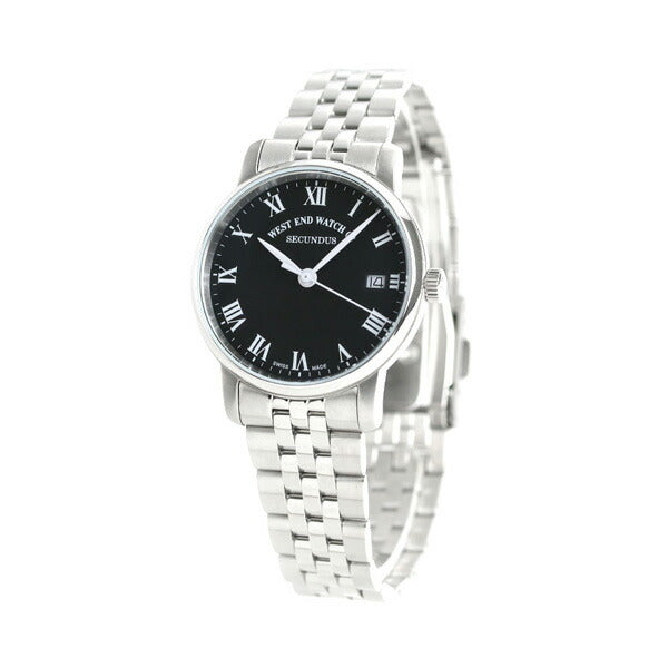 West End Secondus 32mm Ladies Watch Brand WE.SCd.32.bk.ss.b Black WE-SCD-32-BK-SS-B